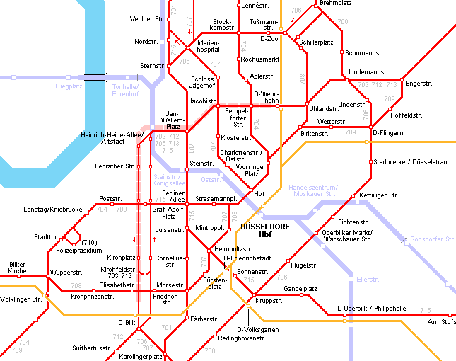 duesseldorf metro map