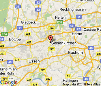 Gelsenkirchen route map