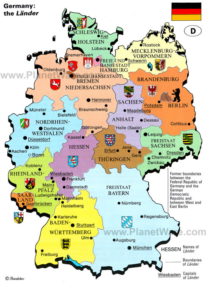Germany Land Map