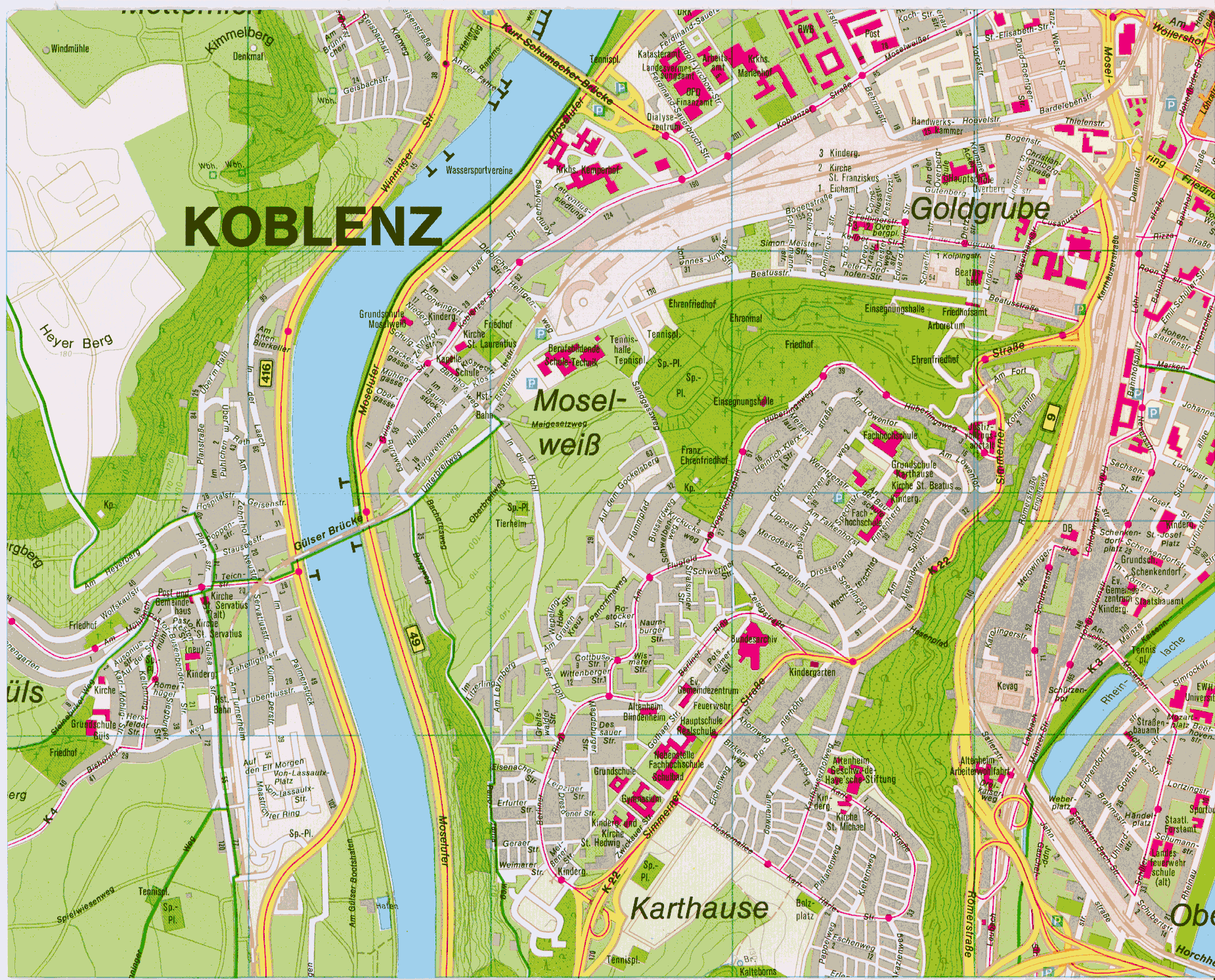 Klobenz City Map