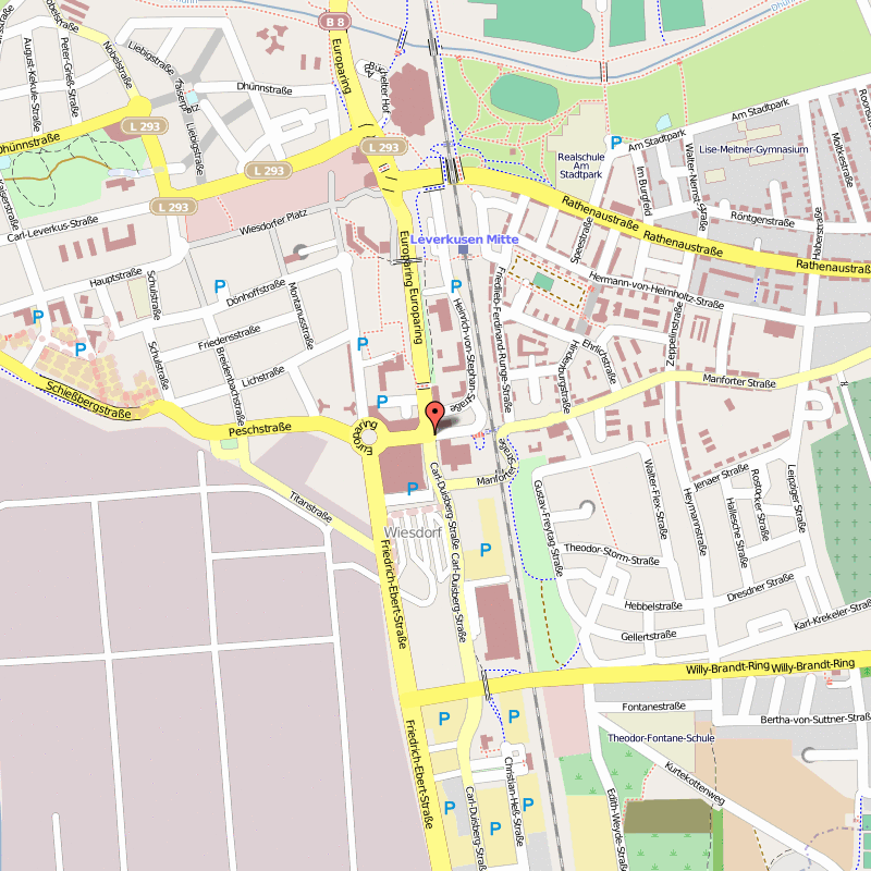 Leverkusen map