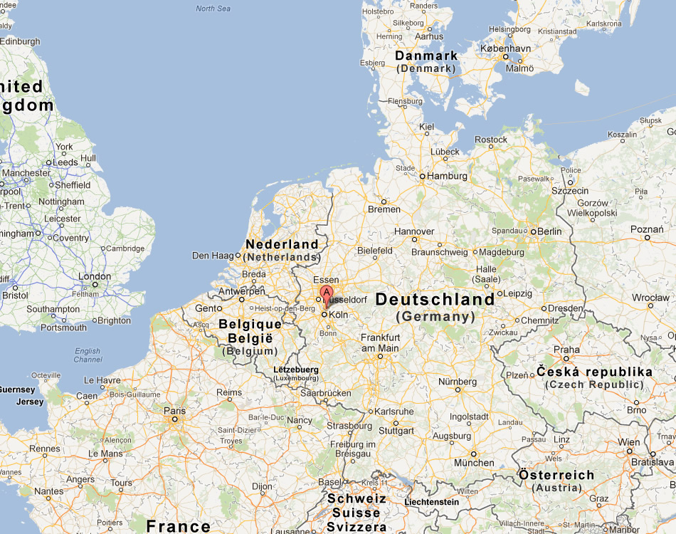 map of Leverkusen germany