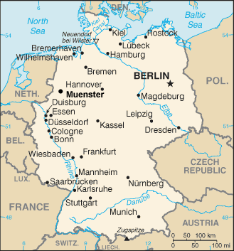germany Munster map