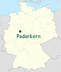 germany Paderborn map