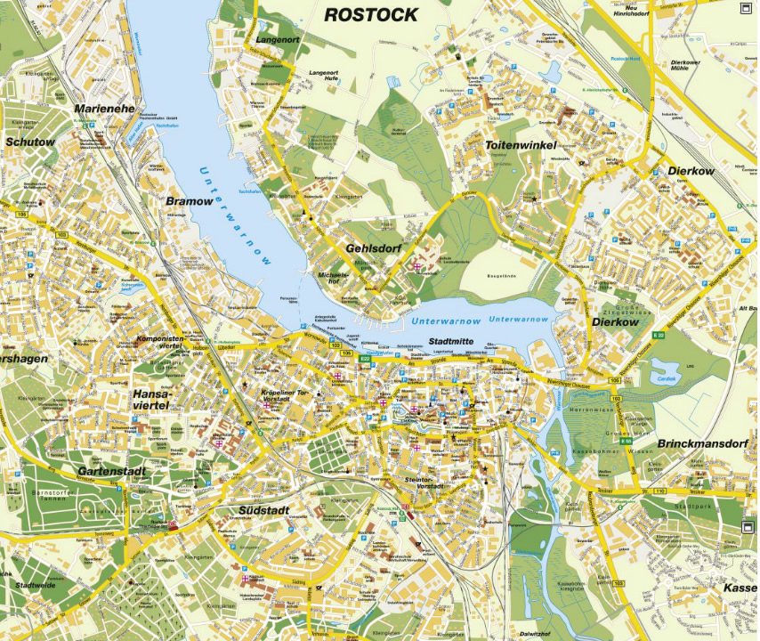 Rostock map