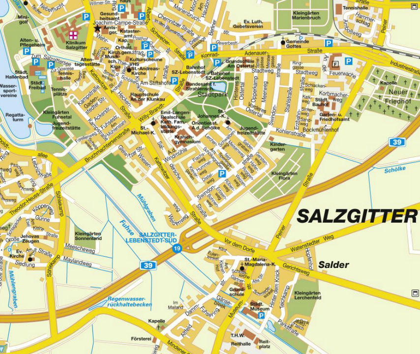 Salzgitter map