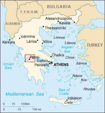 patrai map greece
