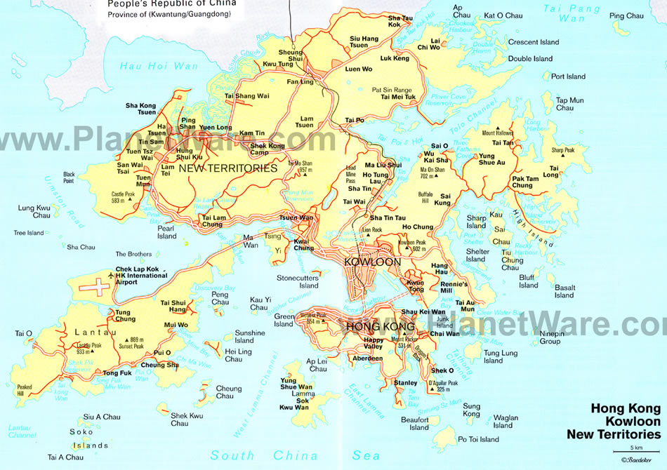 kowloon new territories map