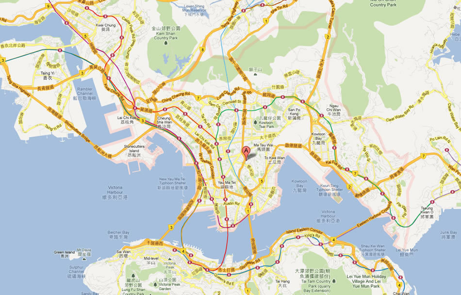 map of Kowloon