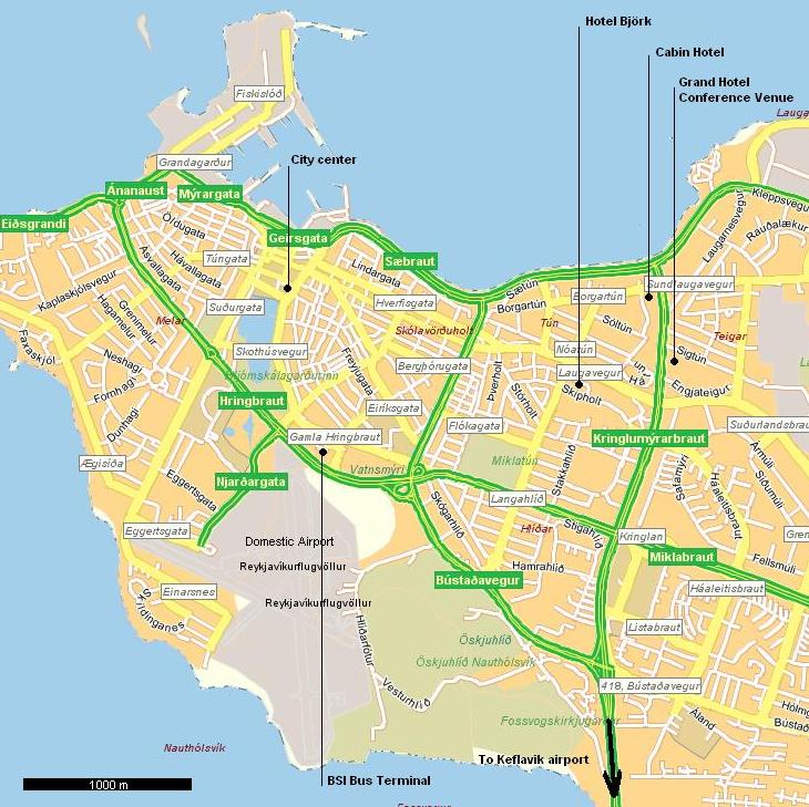 Reykjavik road map
