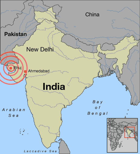 india ahmedabad map