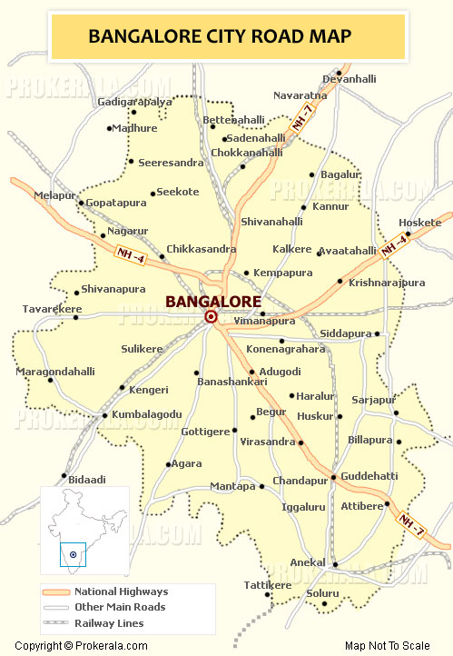 bangalore road map