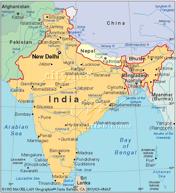 calcutta india map
