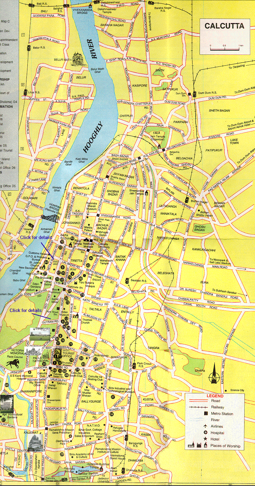 map calcutta