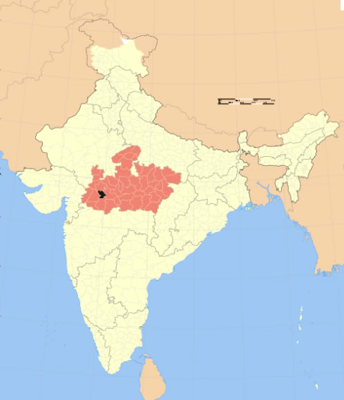 india indore map