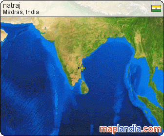 Madras map india