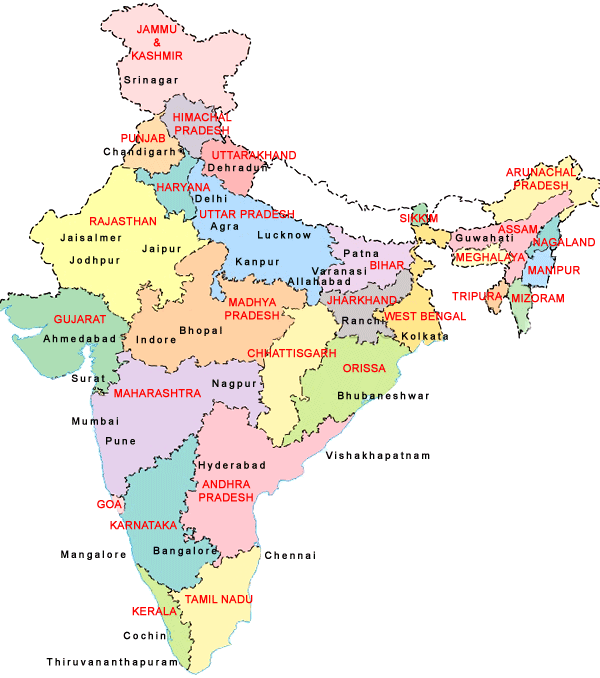 india map surat