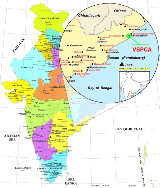Vishakhapatnam map