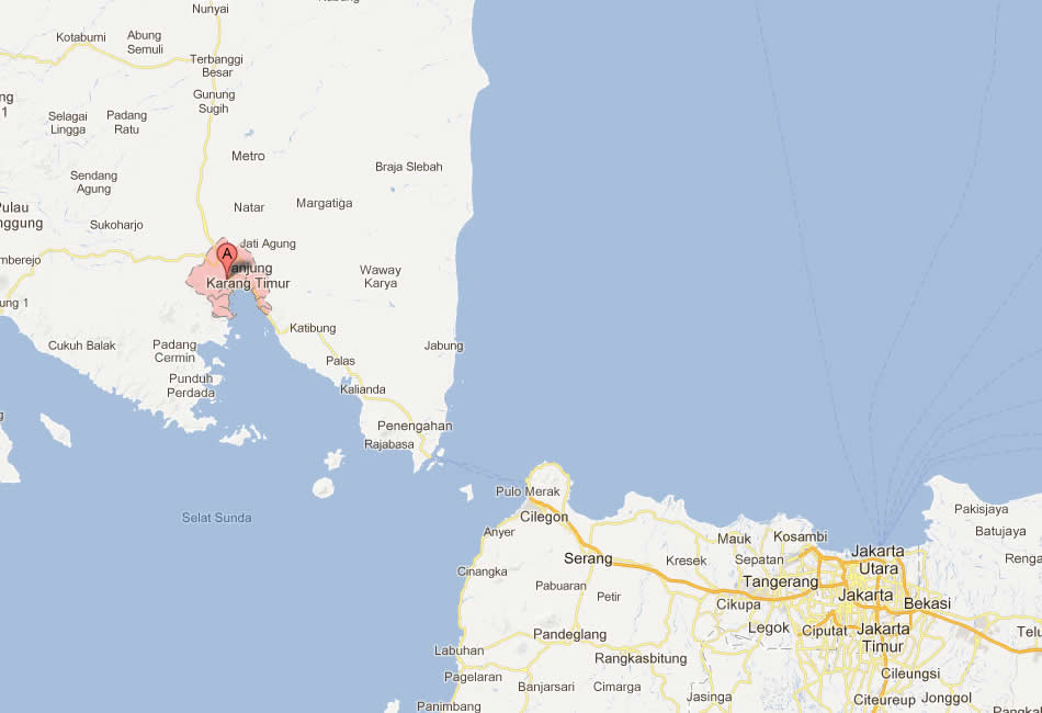 map of Bandar Lampung