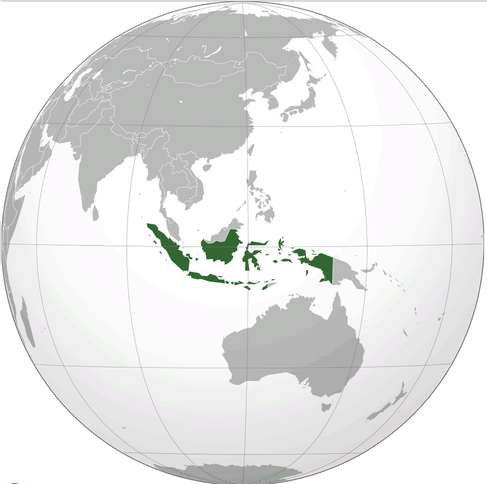 indonesia location map