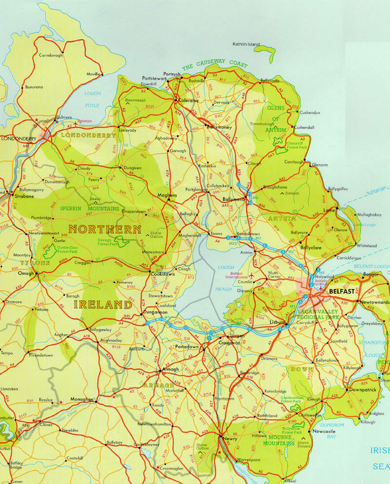 Craigavon map