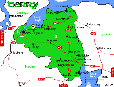 Derry County Map