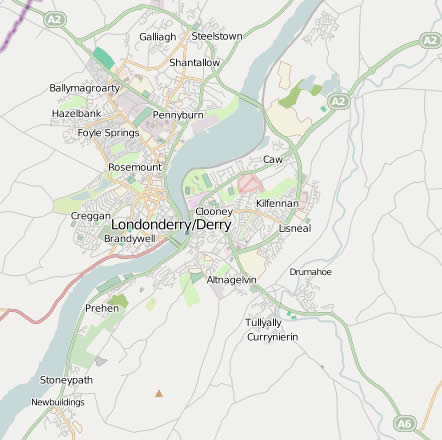 map of derry
