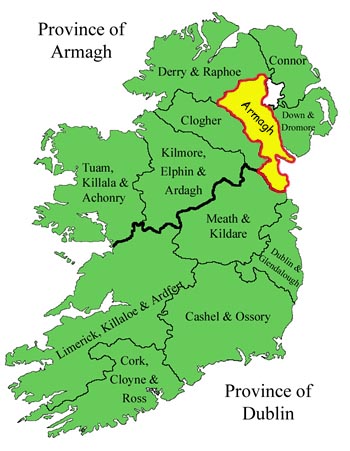 ireland provinces map Drogheda