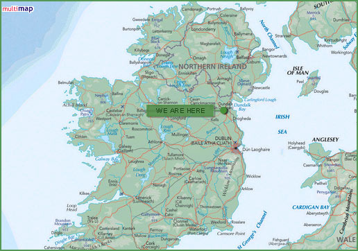 ireland Dundalk map