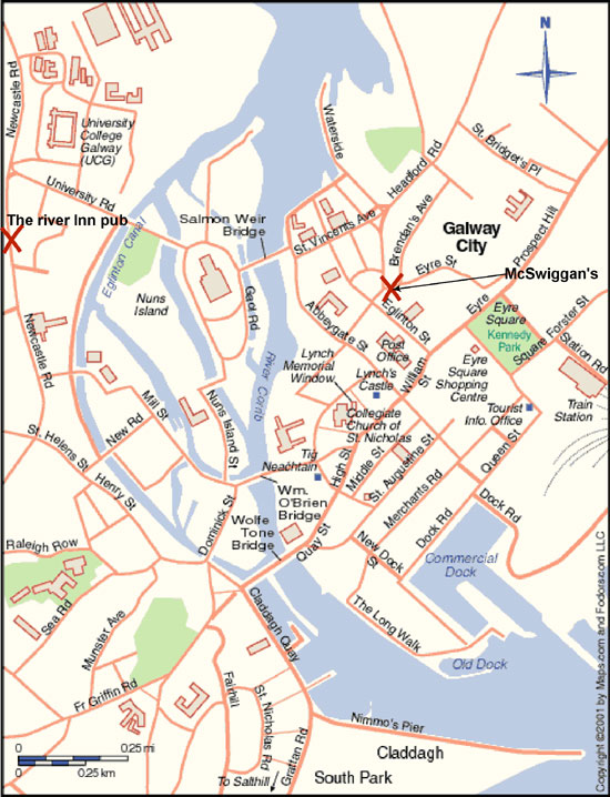 galway city map