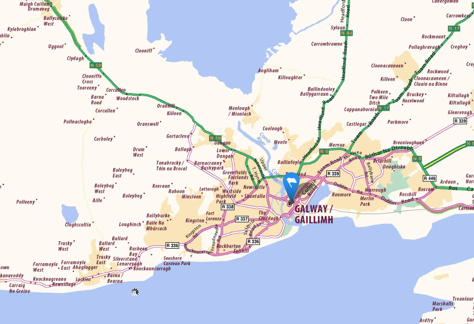 map of galway
