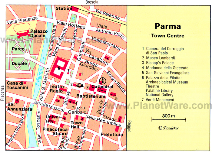 Parma map