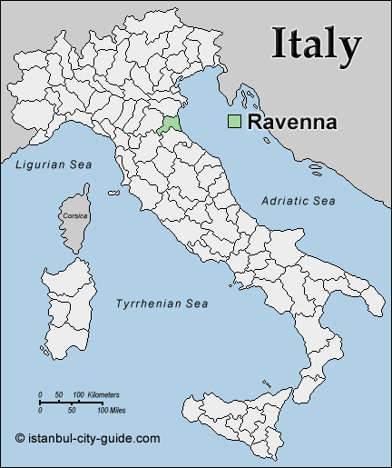 italy Ravenna map