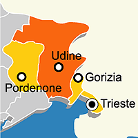 udine province map