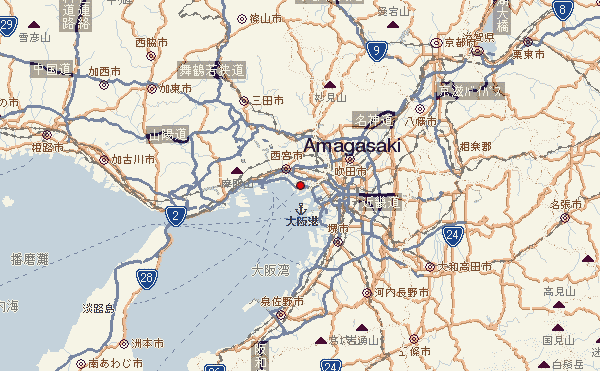 Amagasaki map