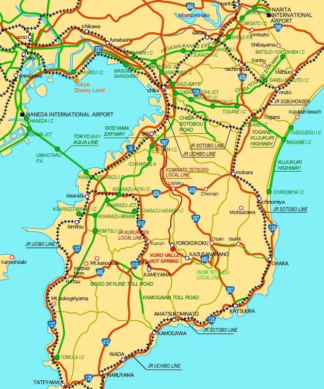 Chiba map