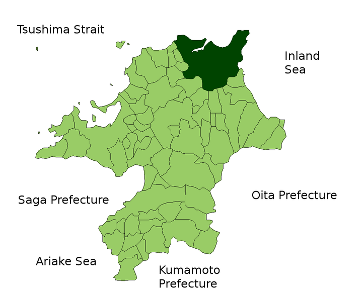 Kitakyushu map