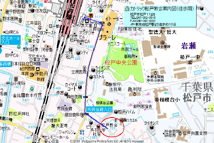 matsudo center map