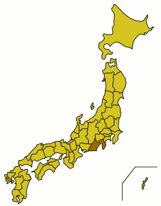 Shizuoka japan map