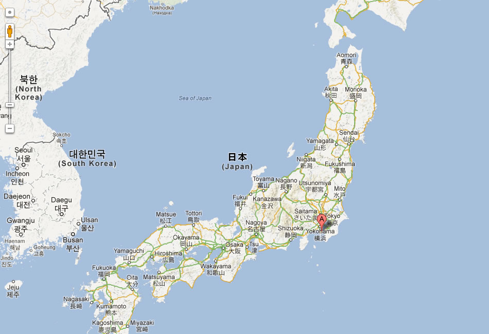 map of Yokosuka japan
