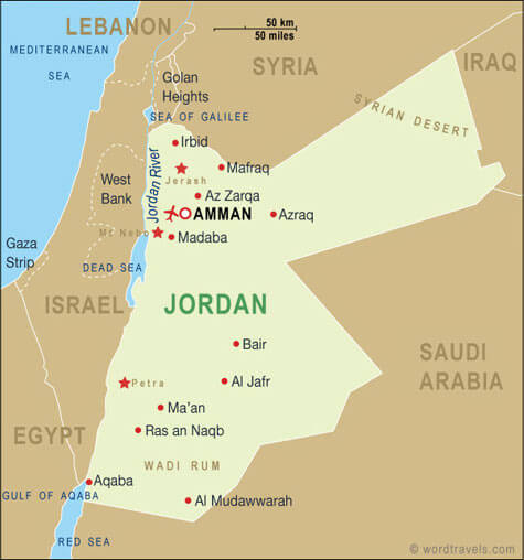 jordan cities map