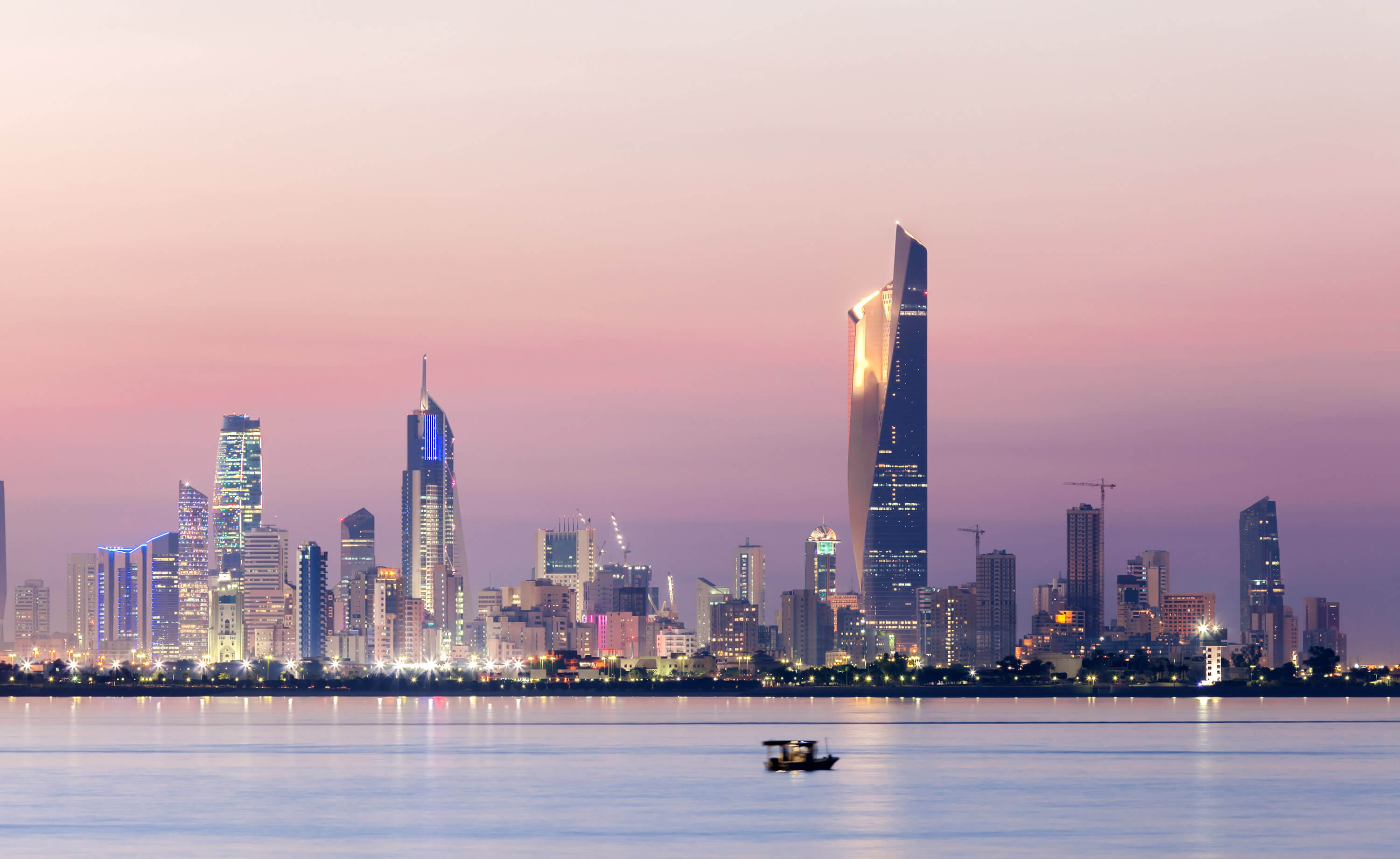 Skyline of Kuwait city