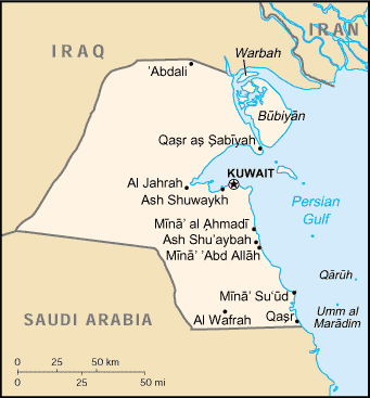kuwait maps