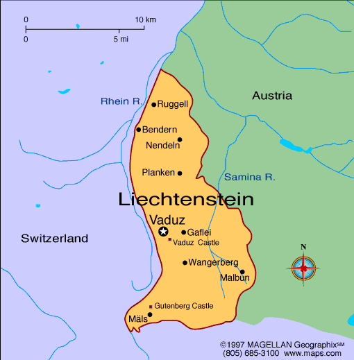 liechtenstein map