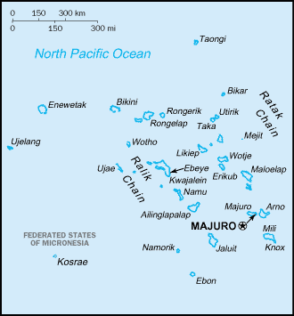 marshall islands map majuro