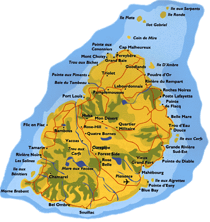 map mauritius