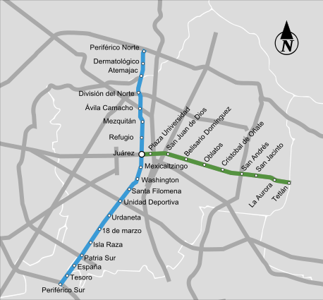 metro map of guadalajara