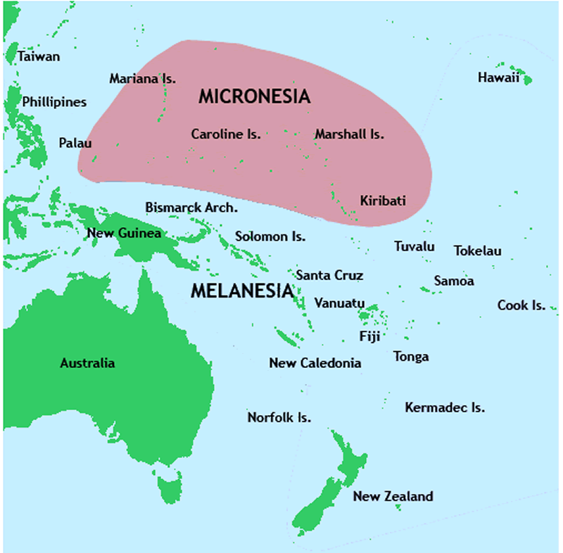 where is micronesia in the world
