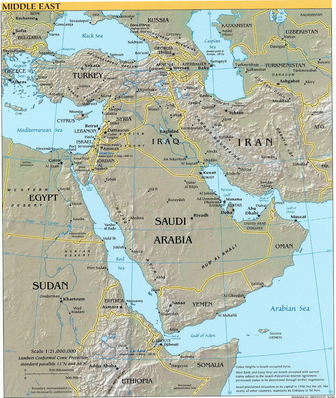 Middle East 1914