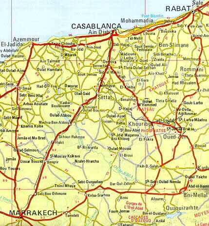 casablanca map